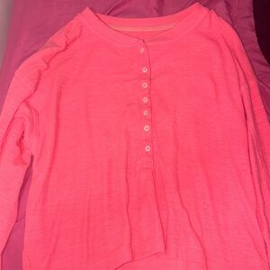 Aerie Bright Pink Knit Top